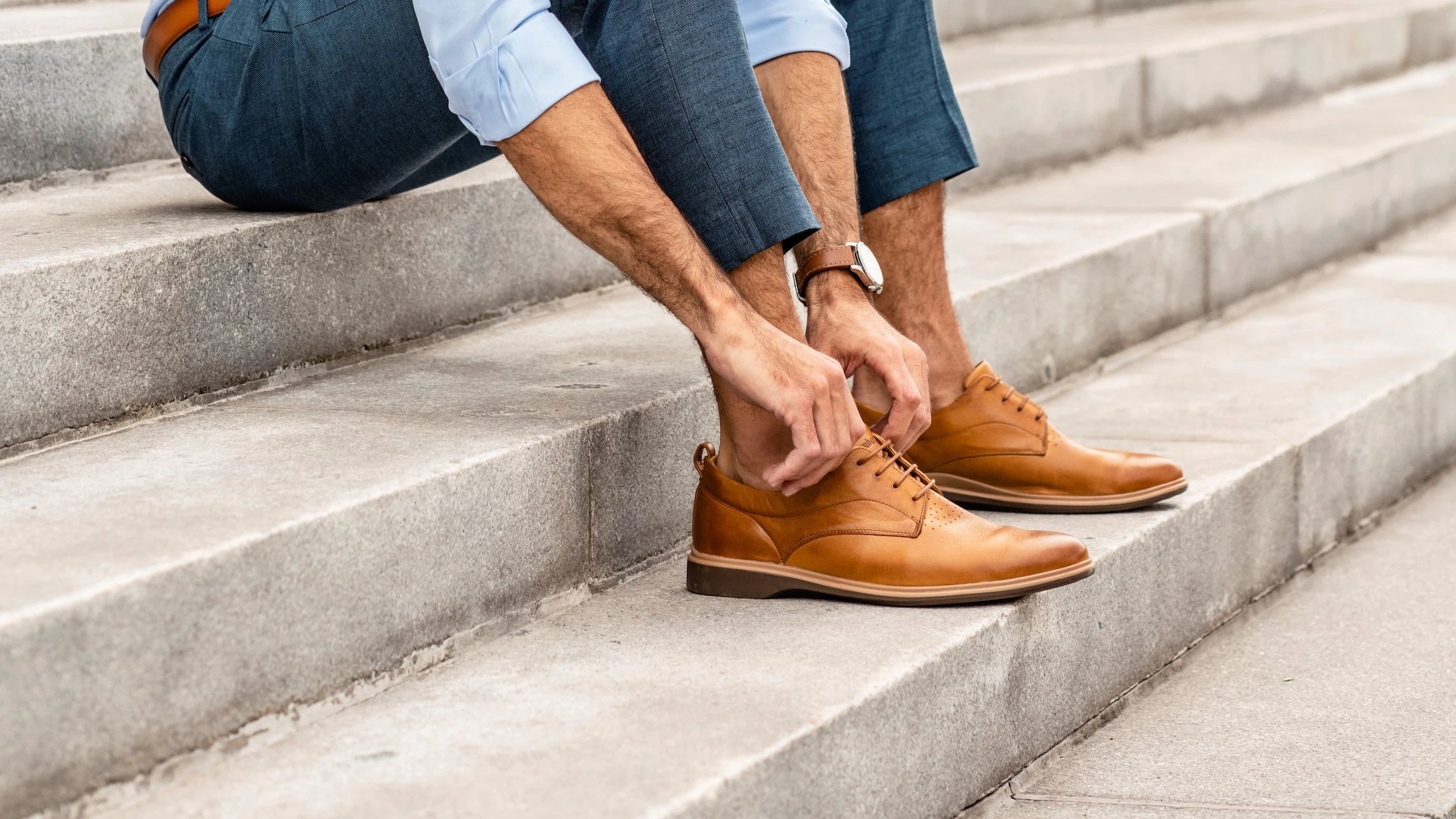 Tan slip on dress shoes best sale