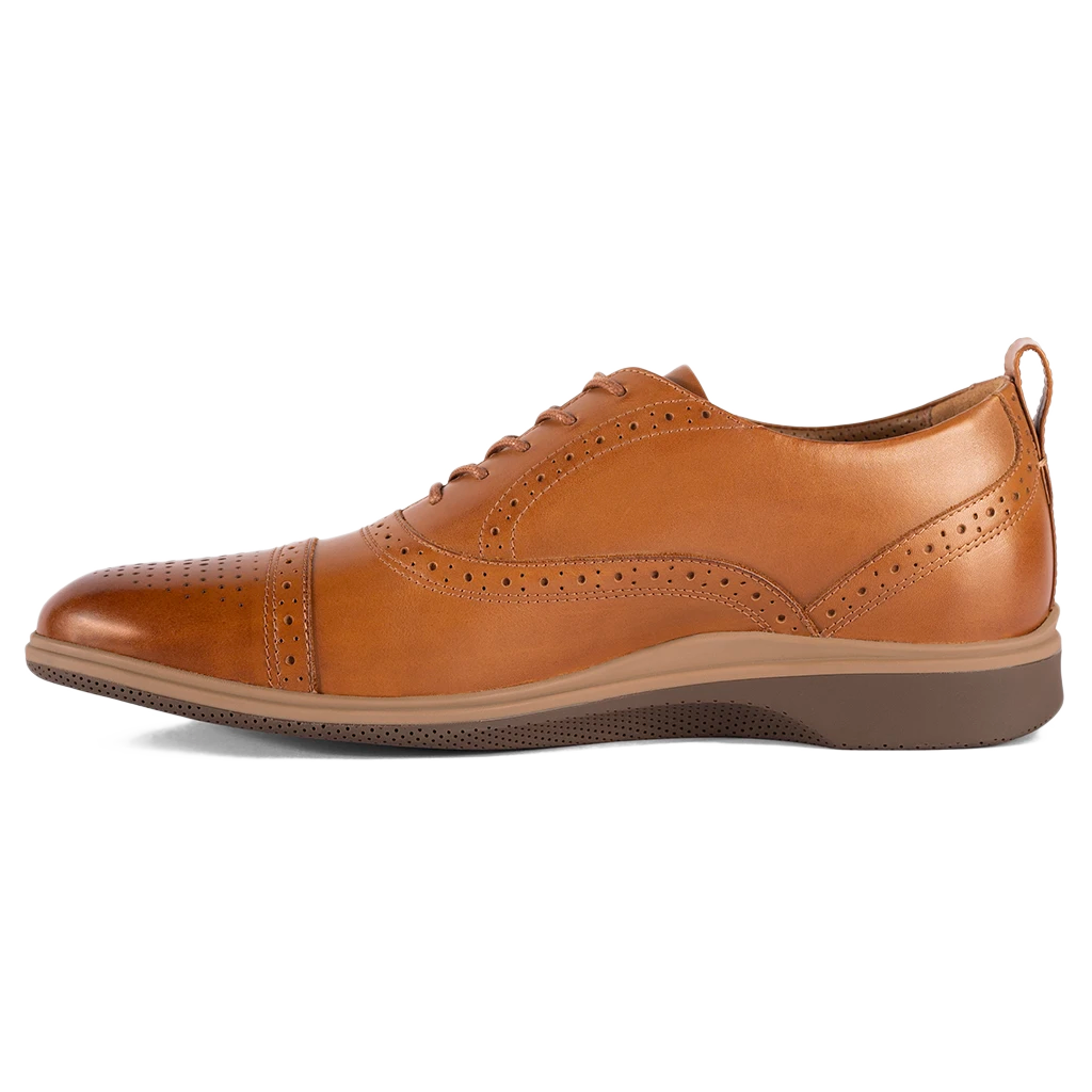 orange brown dress shoes Walnut Calfskin Derby Shoes with Elevated Rubber Lug Sole – Divinch