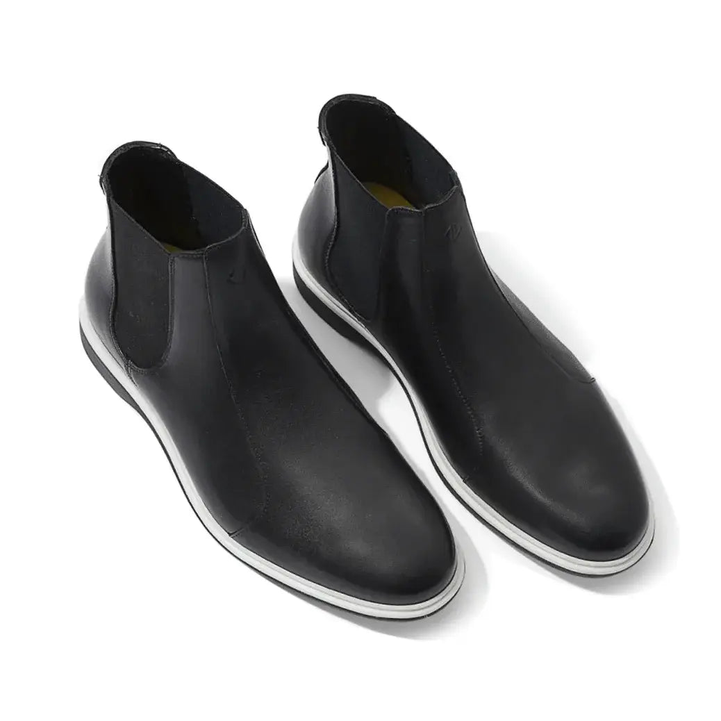 Comfortable Men s Chelsea Boot Onyx Black Leather Amberjack 7