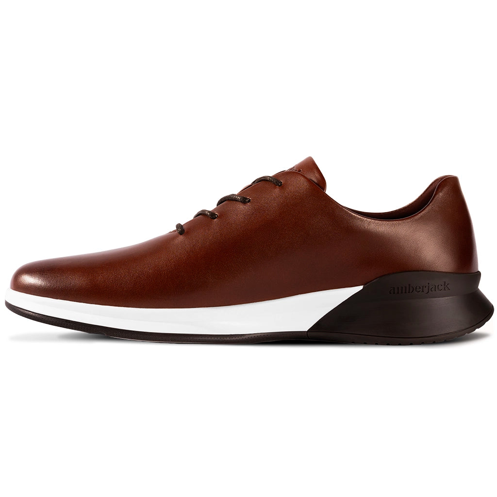 かい　brunt　　REALIST　TYPE-3 World's Most Comfortable Whole Cut Hybrid in Chestnut Brown
