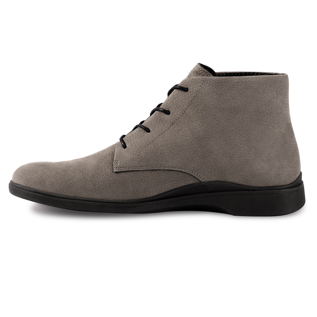 靴 jackjack World's Most Comfortable Gray Nubuck Chukka Boot