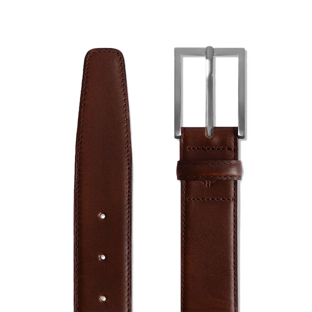 full-grain leather dress belt Amberjack Leather Belt (Chestnut) 39