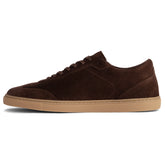 Atlas in Walnut brown suede by Amberjack - Medial View