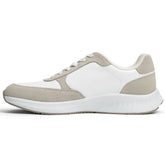 The Axis in Ivory Suede by Amberjack - Medial View