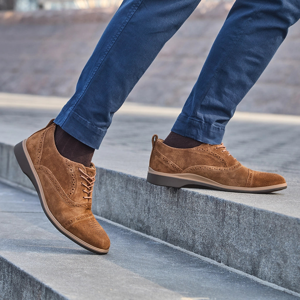 World's Most Advanced Cap-Toe Oxford in Grizzly Brown World's Most Advanced Cap-Toe Oxford in Grizzly Brown