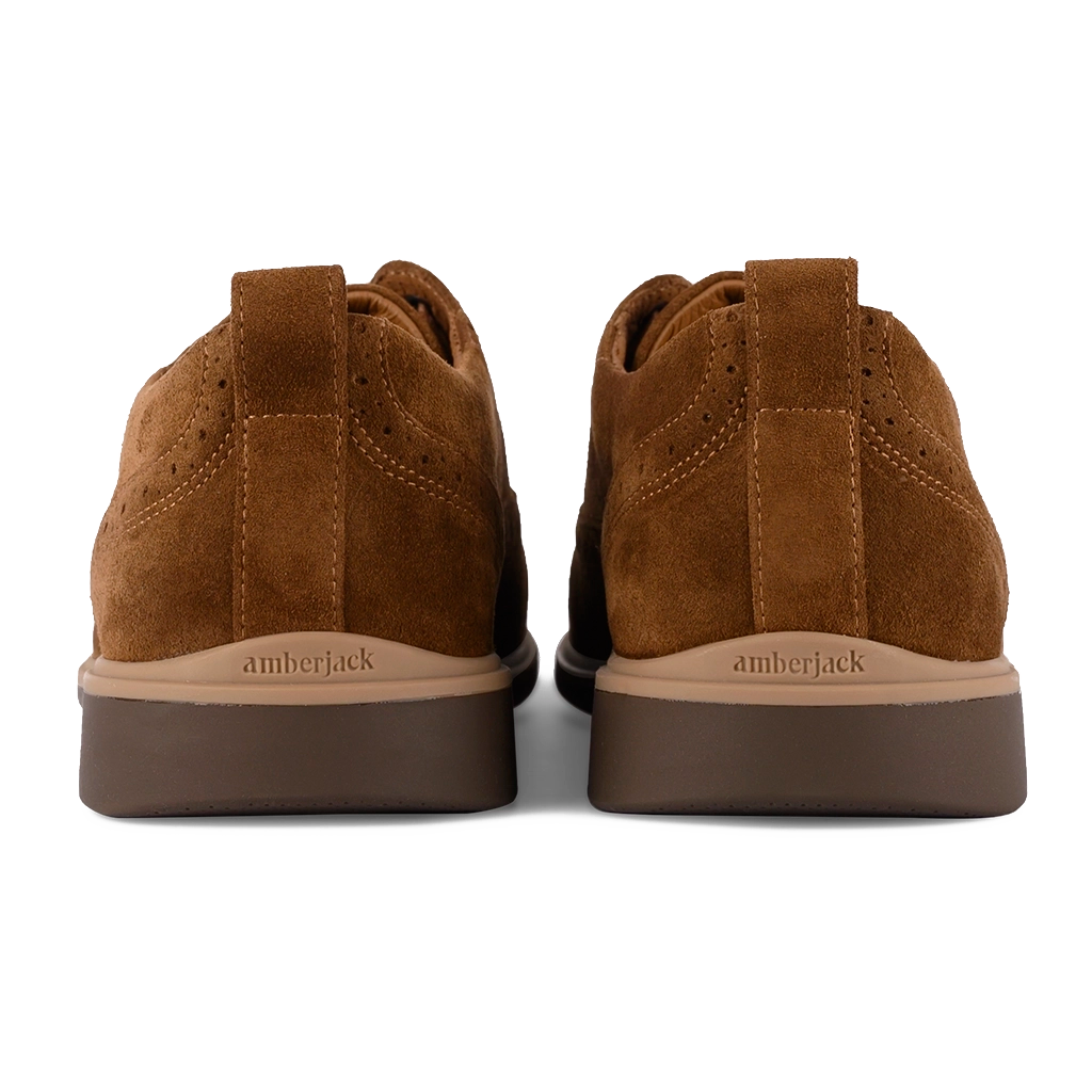 World's Most Advanced Cap-Toe Oxford in Grizzly Brown, 7.5 / Standard