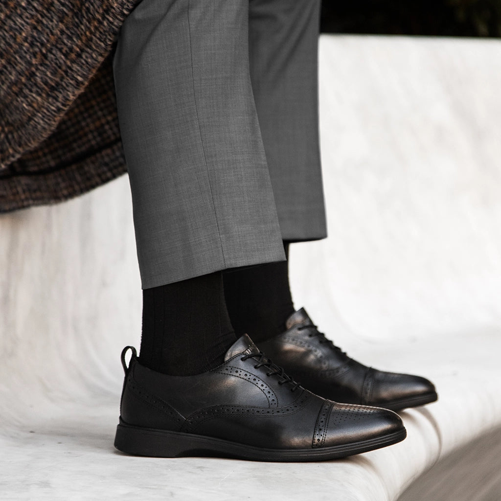 amberjack black dress shoes Amberjack The Tux (Obsidian) 11 / Standard