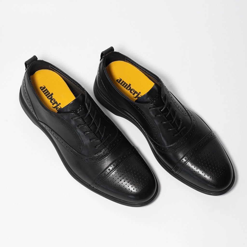 amberjack black dress shoes The Hybrid Midnight