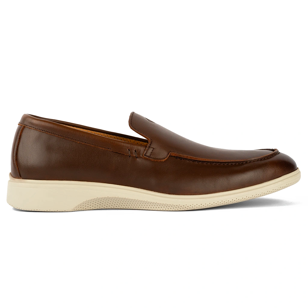 The Loafer (Chestnut & Cream)