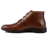 The Chukka Chestnut & Mocha brown full-grain leather Medial View