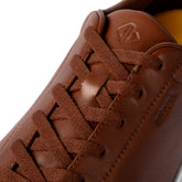 The Low-Top Chestnut Full-Grain Leather