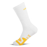 Amberjack Dress Socks in Ivory medial view