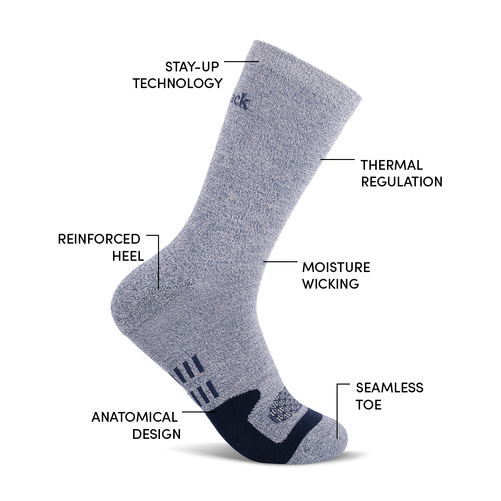 Amberjack Dress Socks (Ocean) L (12