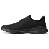 The Hybrid in Midnight Black Nubuck by Amberjack - Medial View