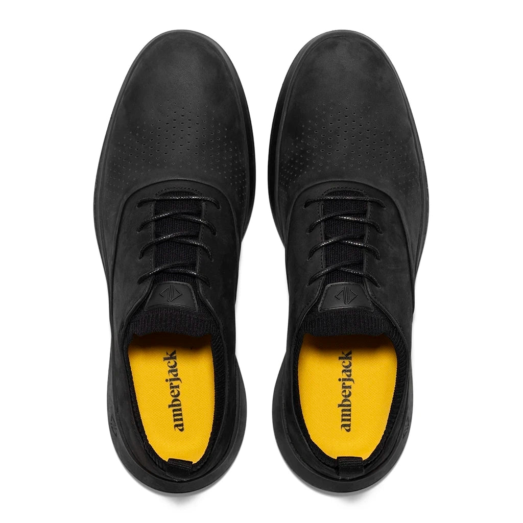 amberjack black dress shoes World's Most Comfortable Tuxedo Shoe in Obsidian Black