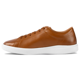 The Low-Top in Honey tan leather by Amberjack - Medial View