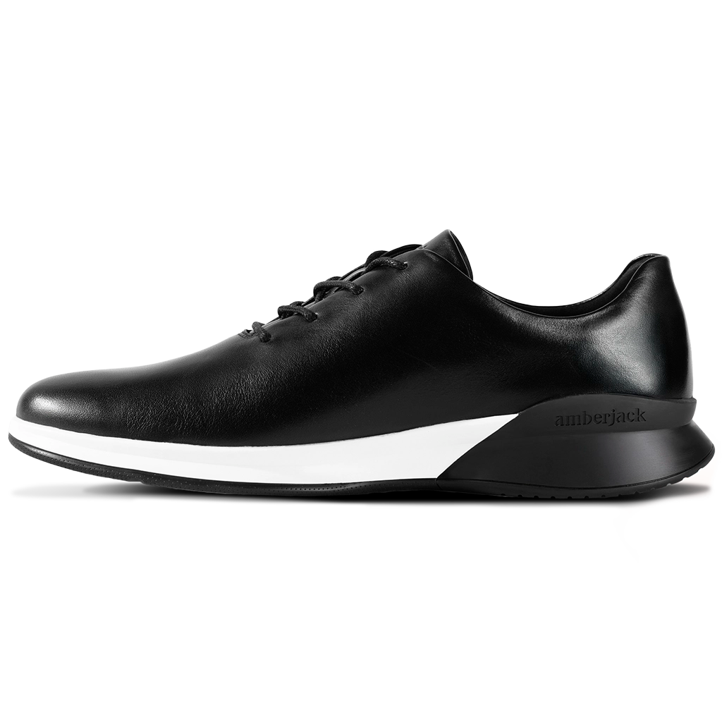 amberjack black dress shoes World's Most Comfortable Cap-Toe Oxford in Onyx Black