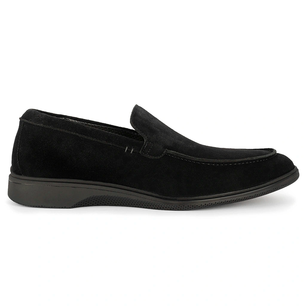 Black suede loafers hotsell