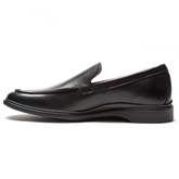 The Loafer by Amberjack in Obsidian Black Leather - Medial View