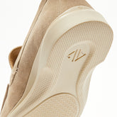 The Loafer by Amberjack in Tundra Light Brown Suede - Outsole