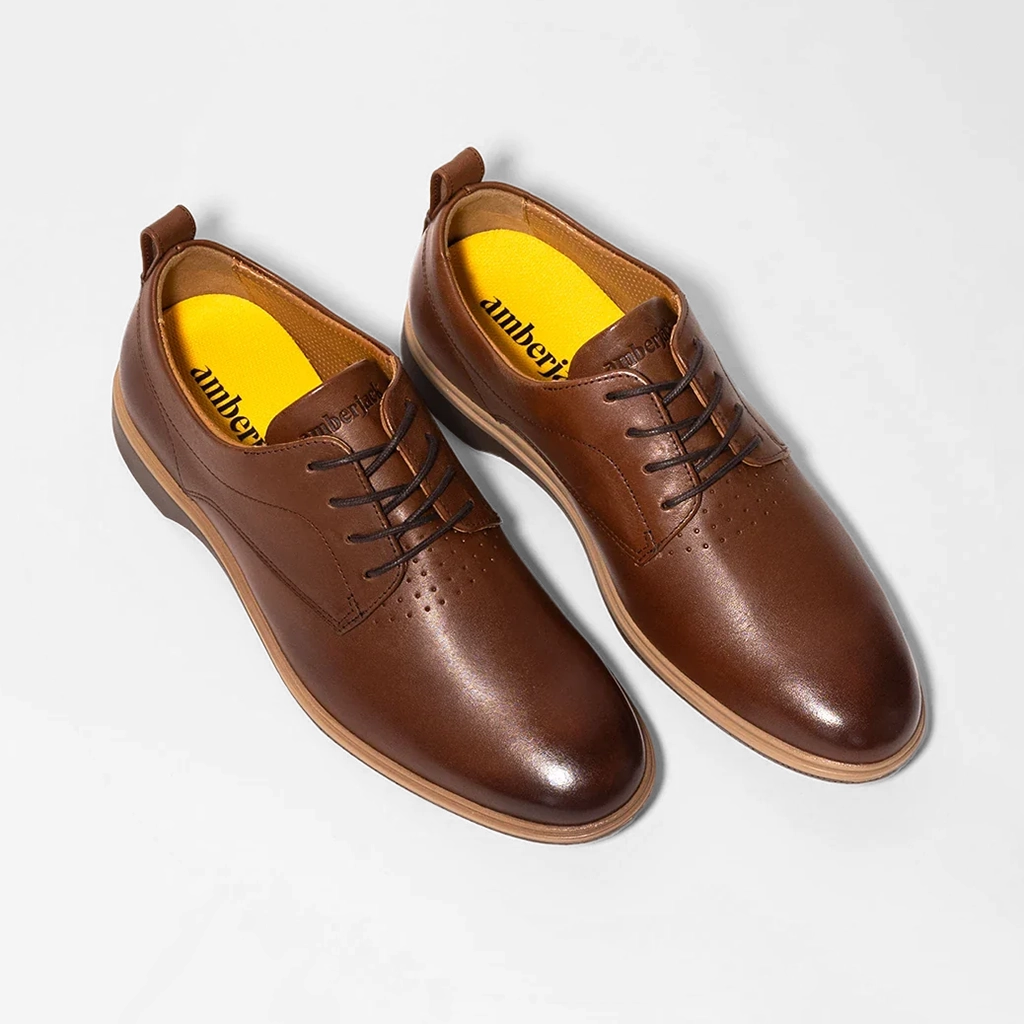 brown dress shoe laces World's Most Comfortable Chestnut Brown Dress Shoe