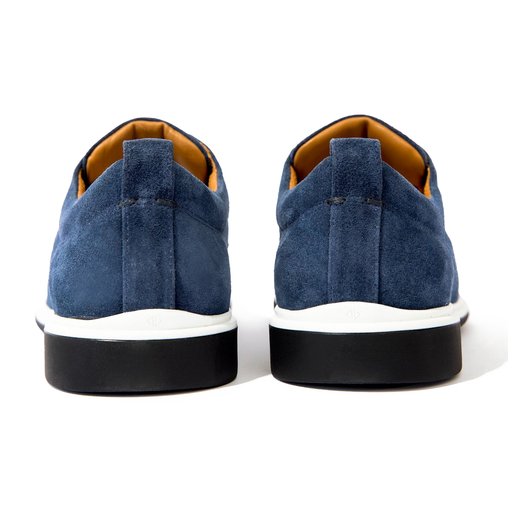 World's Most Comfortable Blue Suede Dress Shoe World's Most Comfortable Blue Suede Dress Shoe
