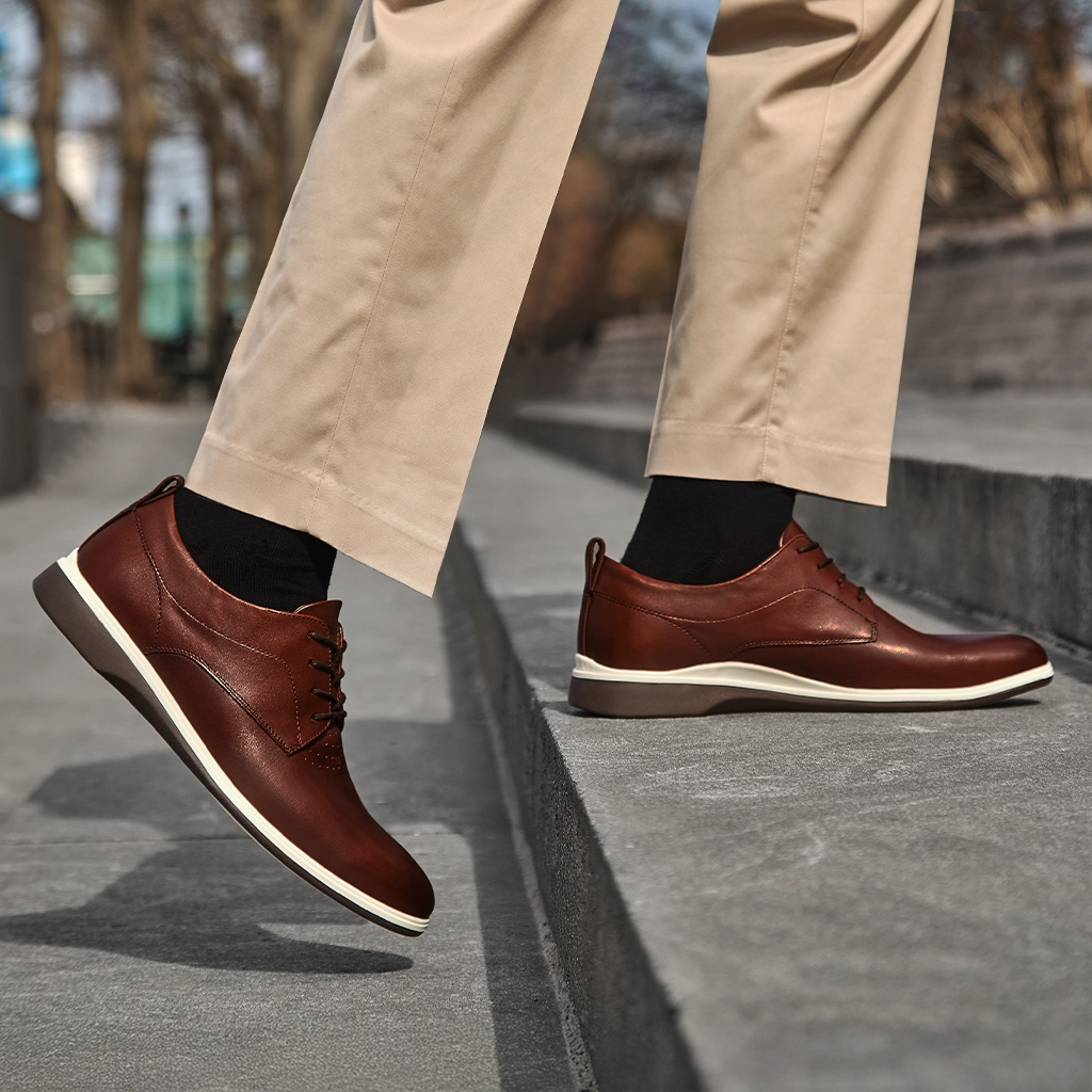 World's Most Comfortable Coffee Brown Dress Shoe World's Most Comfortable Coffee Brown Dress Shoe