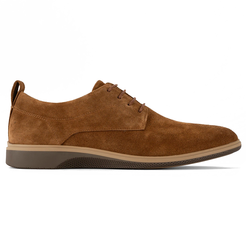 brown suede dress shoes Santoni - Erion Dark Brown Suede Dress Shoe