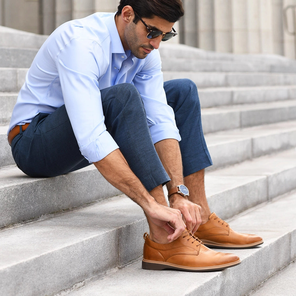 World's Most Comfortable Honey Tan Dress Shoe World's Most Comfortable Honey Tan Dress Shoe