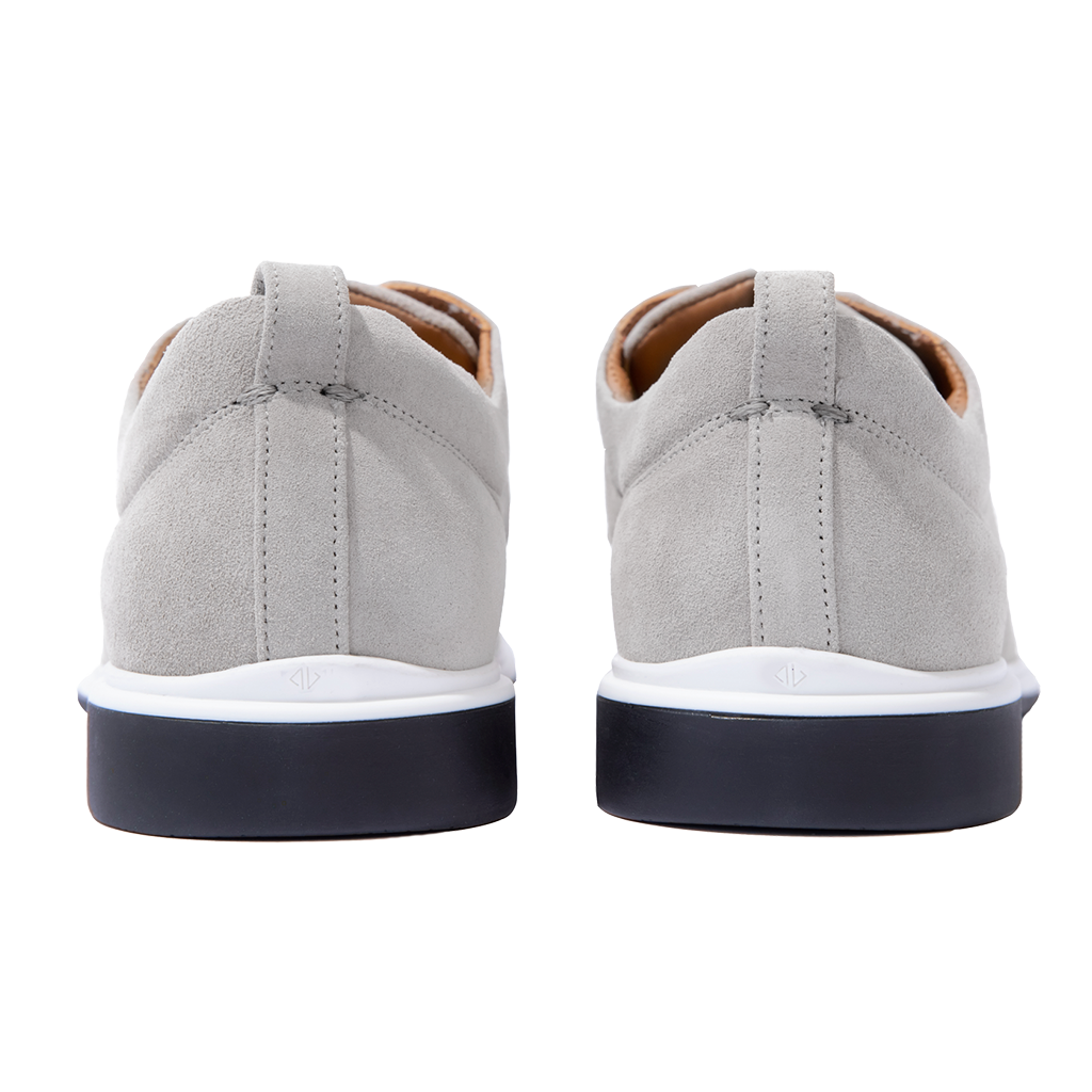 World's Most Comfortable Stone Grey Suede Dress Shoe World's Most Comfortable Stone Grey Suede Dress Shoe
