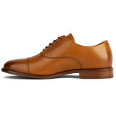 The Regent in Honey tan full-grain leather medial view