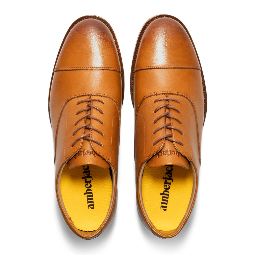 World's Most Comfortable Honey Brown Dress Shoe World's Most Comfortable Honey Brown Dress Shoe