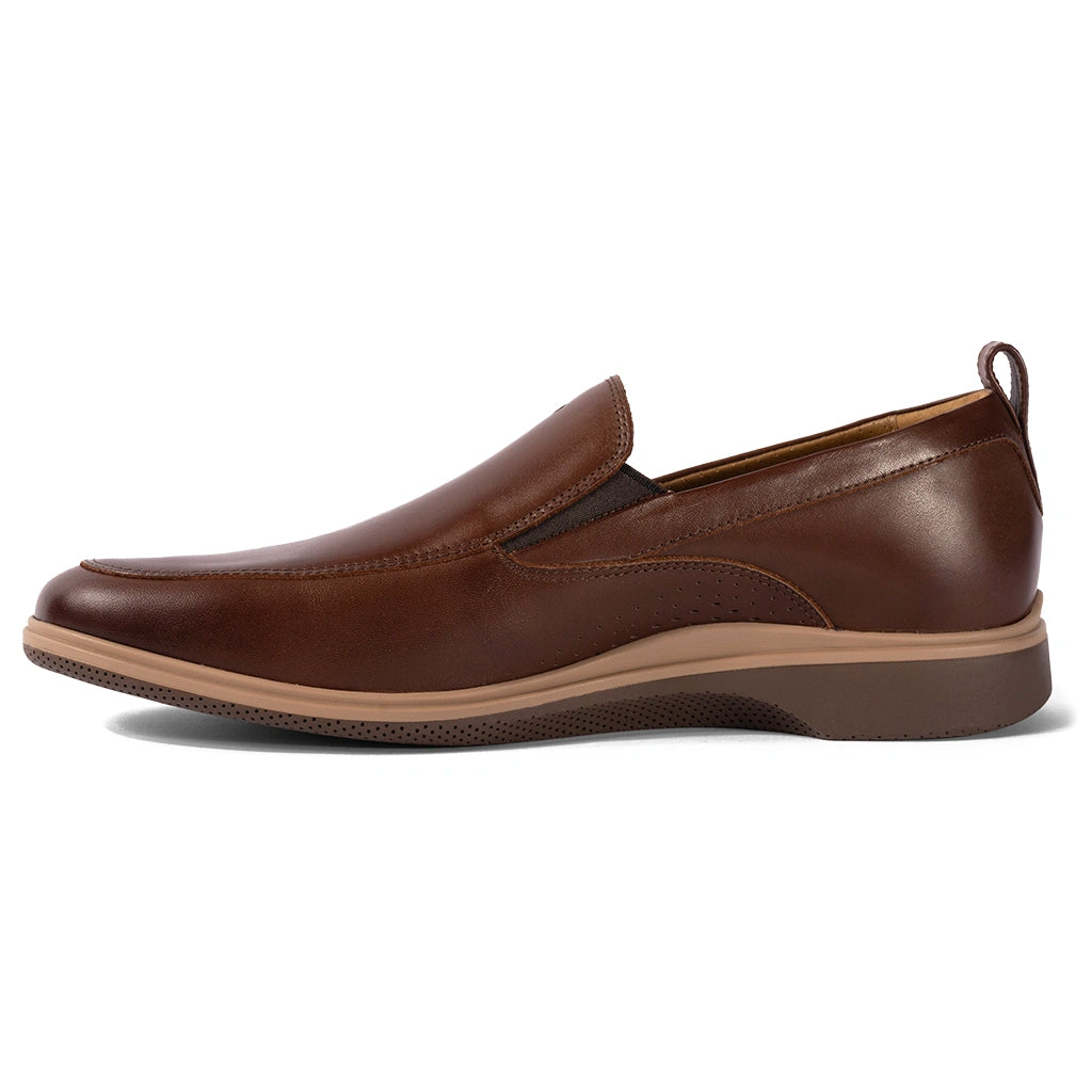 World's Most Comfortable Chestnut Brown Slip-On Dress Shoe