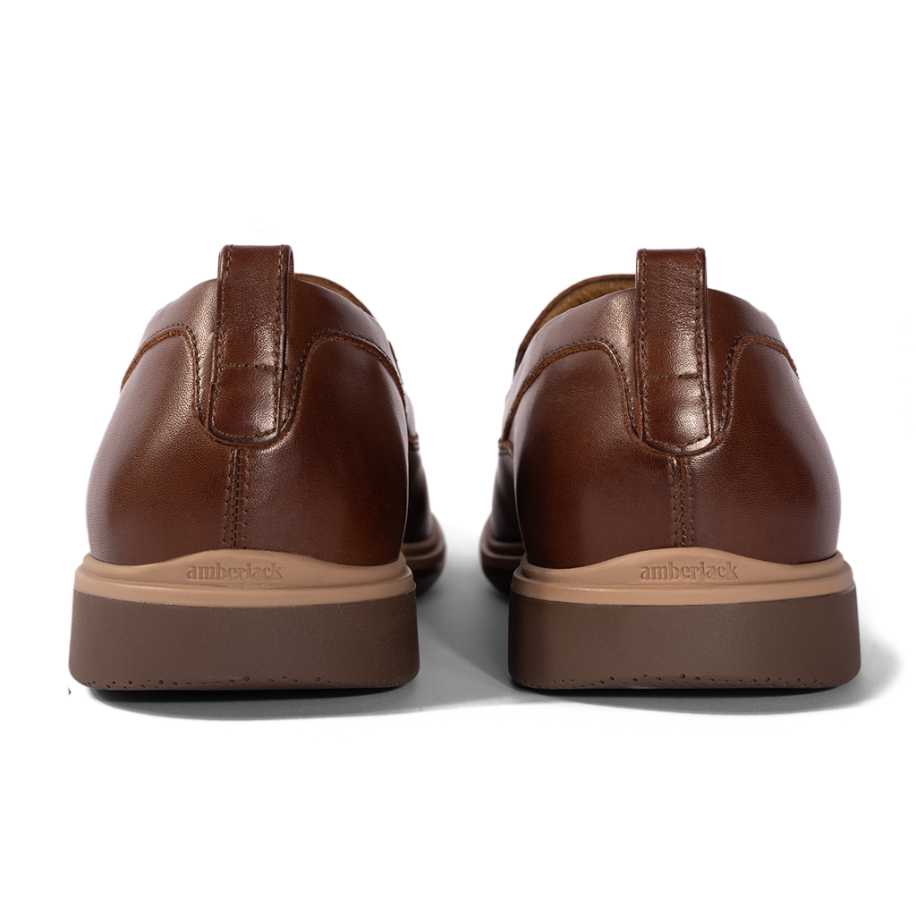 World's Most Comfortable Chestnut Brown Slip-On Dress Shoe World's Most Comfortable Chestnut Brown Slip-On Dress Shoe