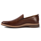The Slip-On in Chestnut by Amberjack - Medial View