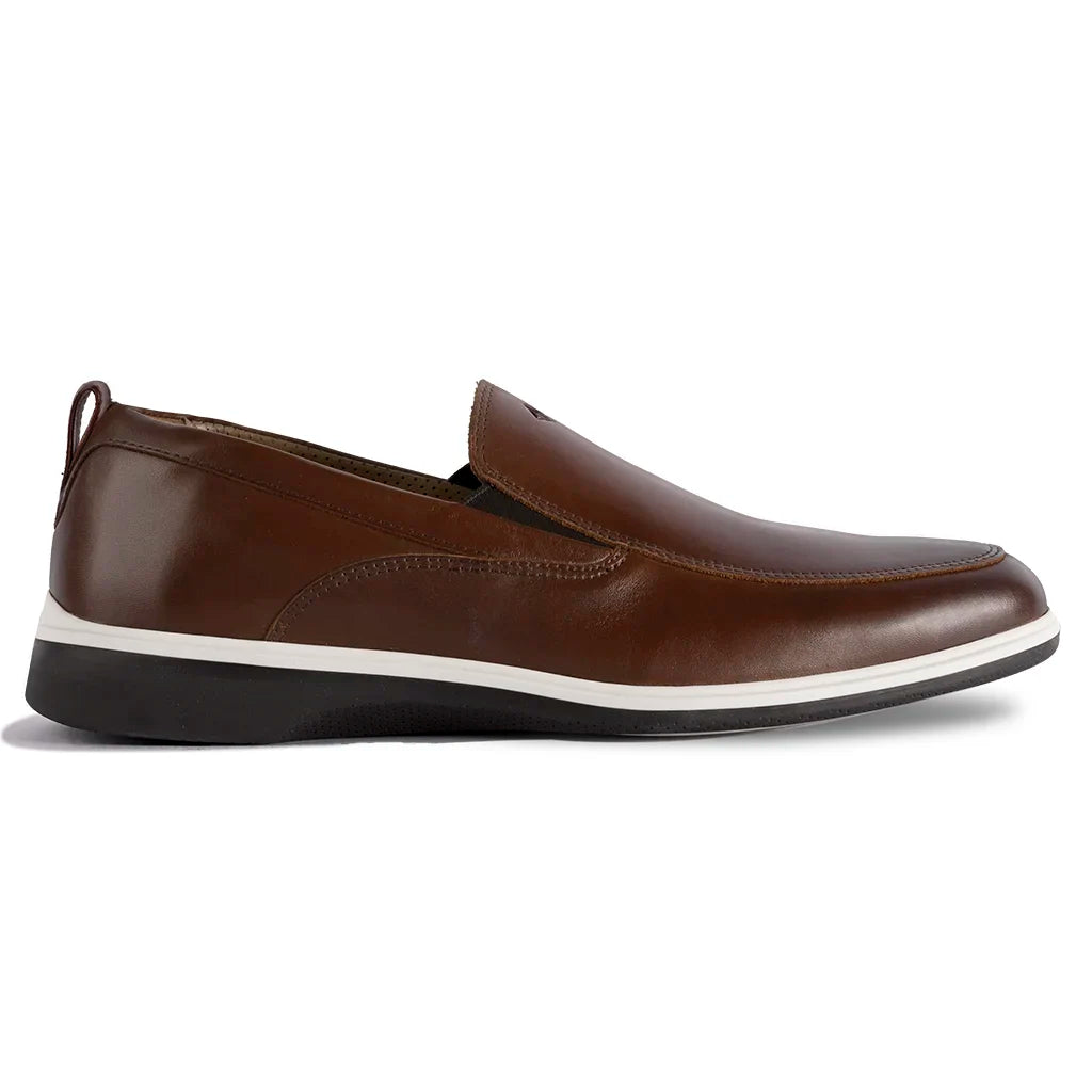 World's Most Comfortable Coffee Brown Slip-On Dress Shoe