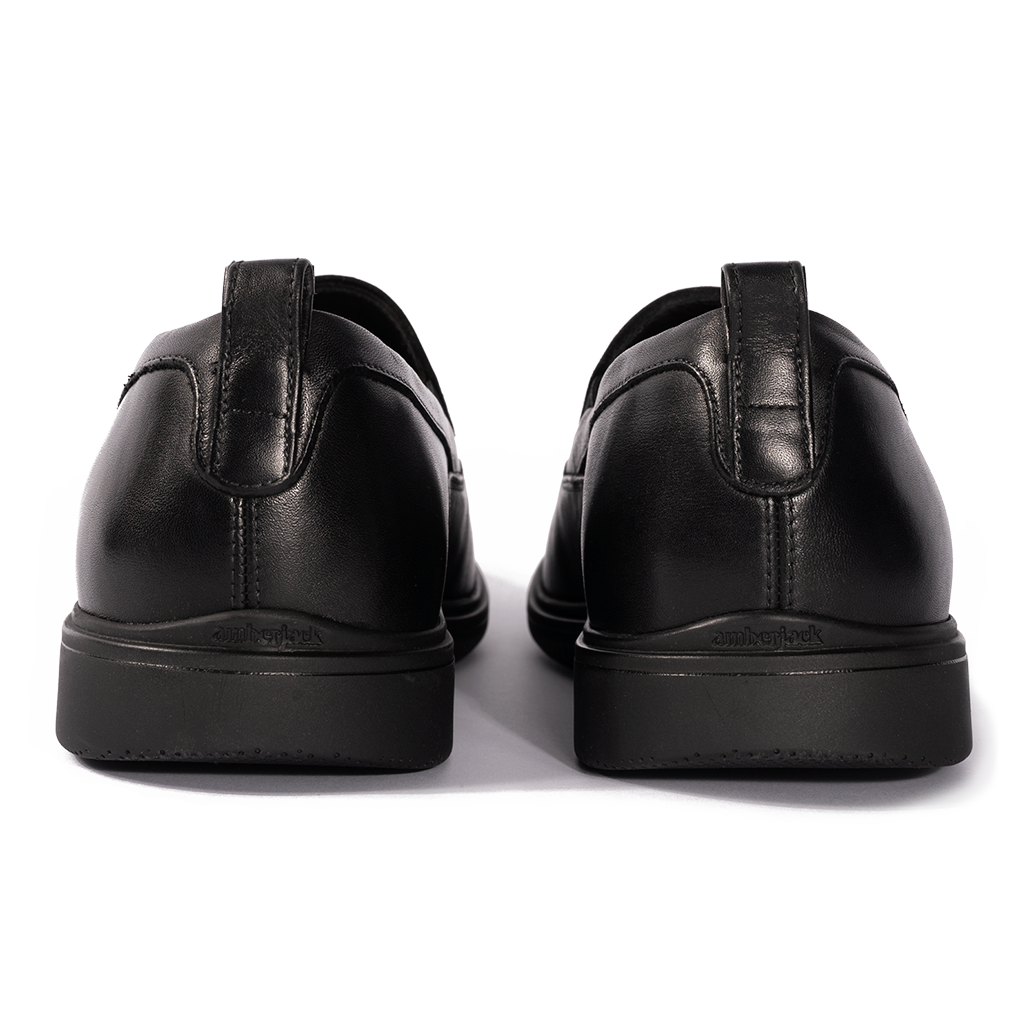 World's Most Comfortable Obsidian Black Slip-On Dress Shoe World's Most Comfortable Obsidian Black Slip-On Dress Shoe