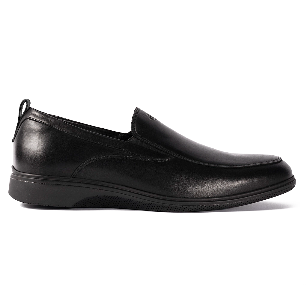 World's Most Comfortable Obsidian Black Slip-On Dress Shoe World's Most Comfortable Obsidian Black Slip-On Dress Shoe