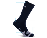 Cobalt Dress Sock Labeled Diagram