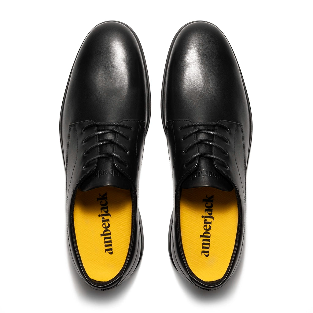 amberjack black dress shoes Amberjack The Slip-On (Onyx) 10
