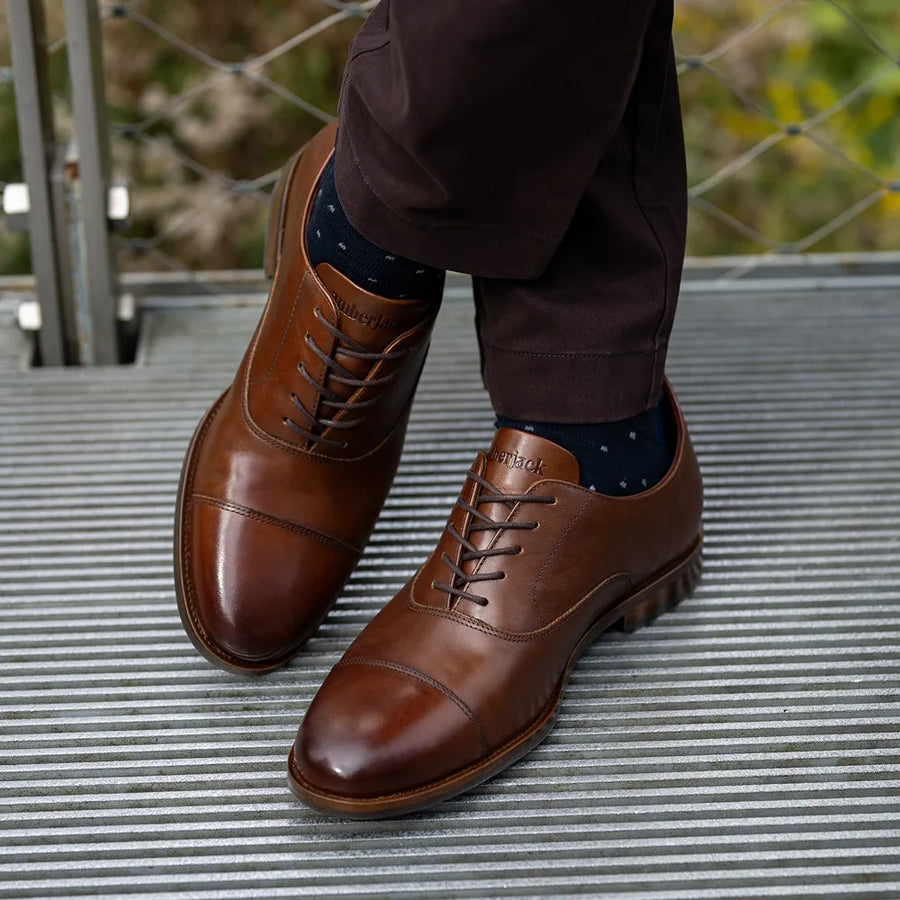 Hand-finished full-grain leather
