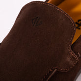 walnut loafer italian suede
