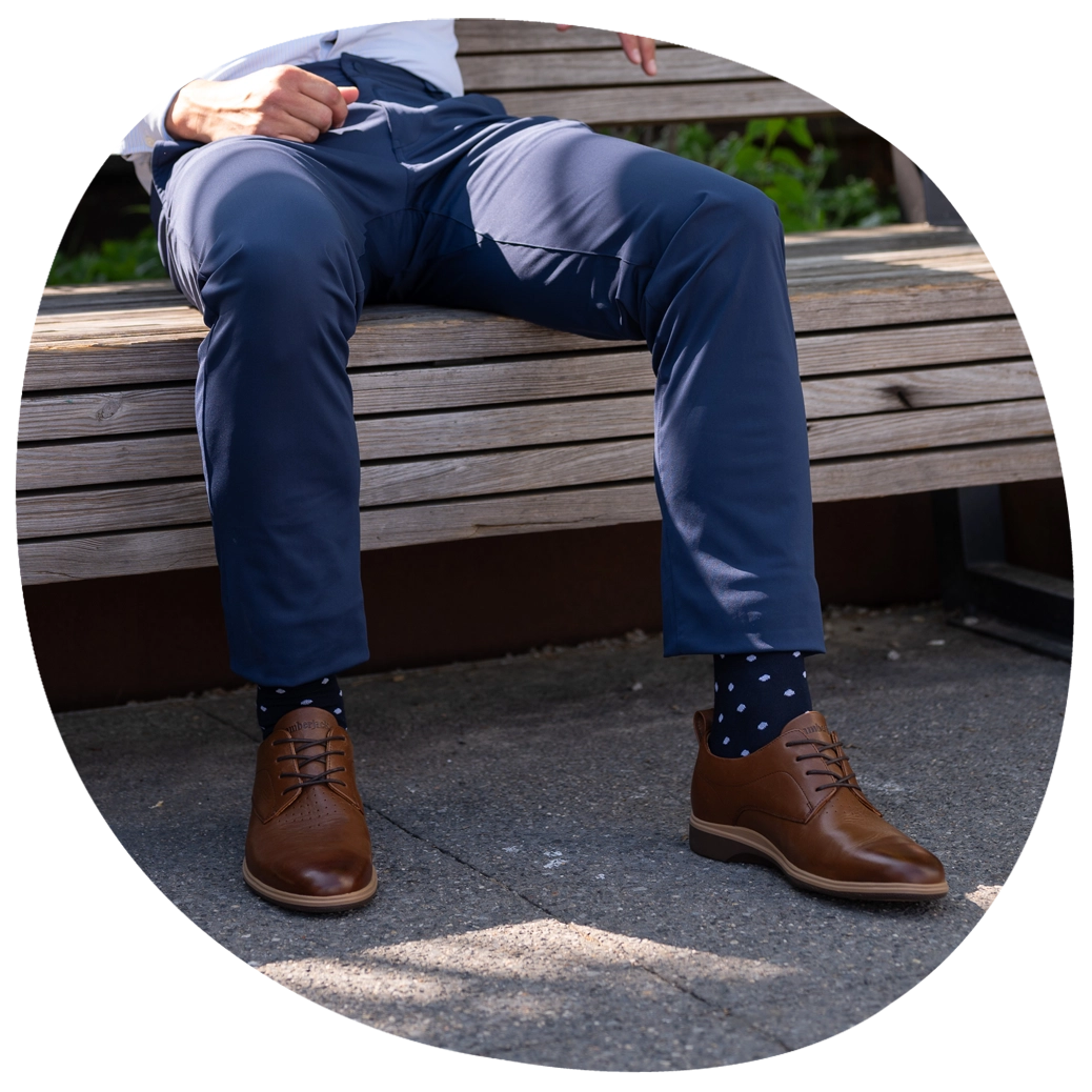 World s Most Comfortable Chestnut Brown Dress Shoe