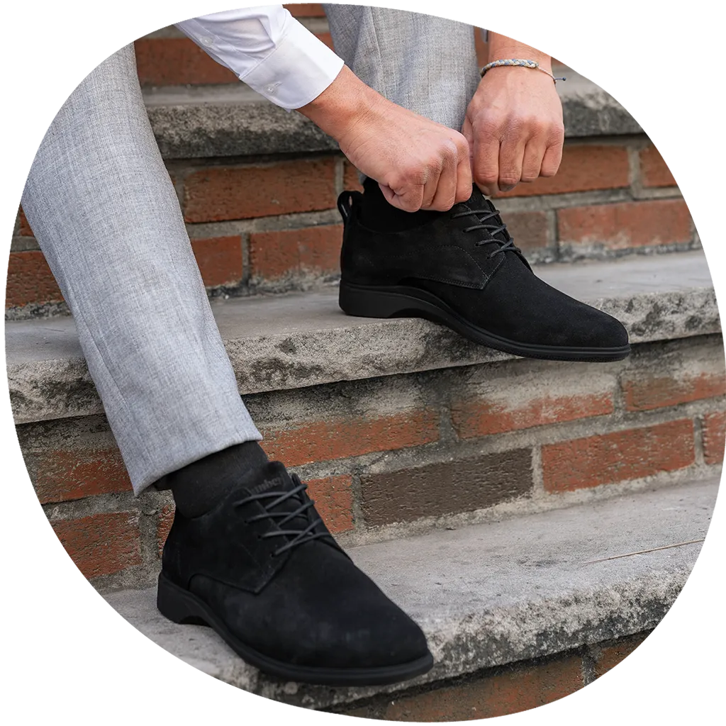 Black suede formal shoes discount