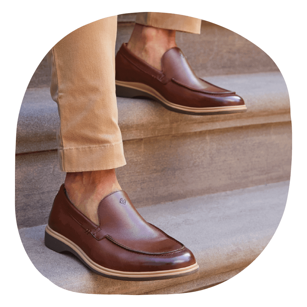 The Fitz Loafer in Brown Check