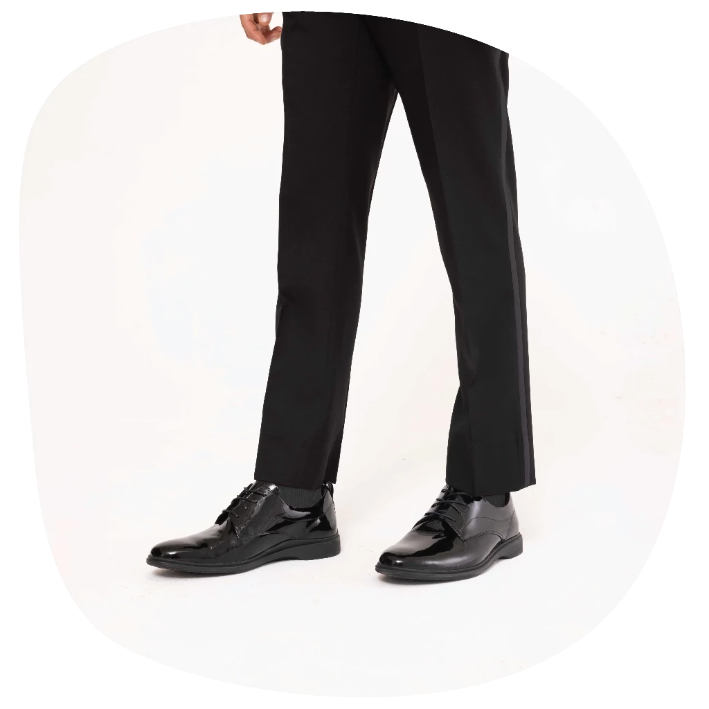World s Most Comfortable Tuxedo Shoe in Obsidian Black