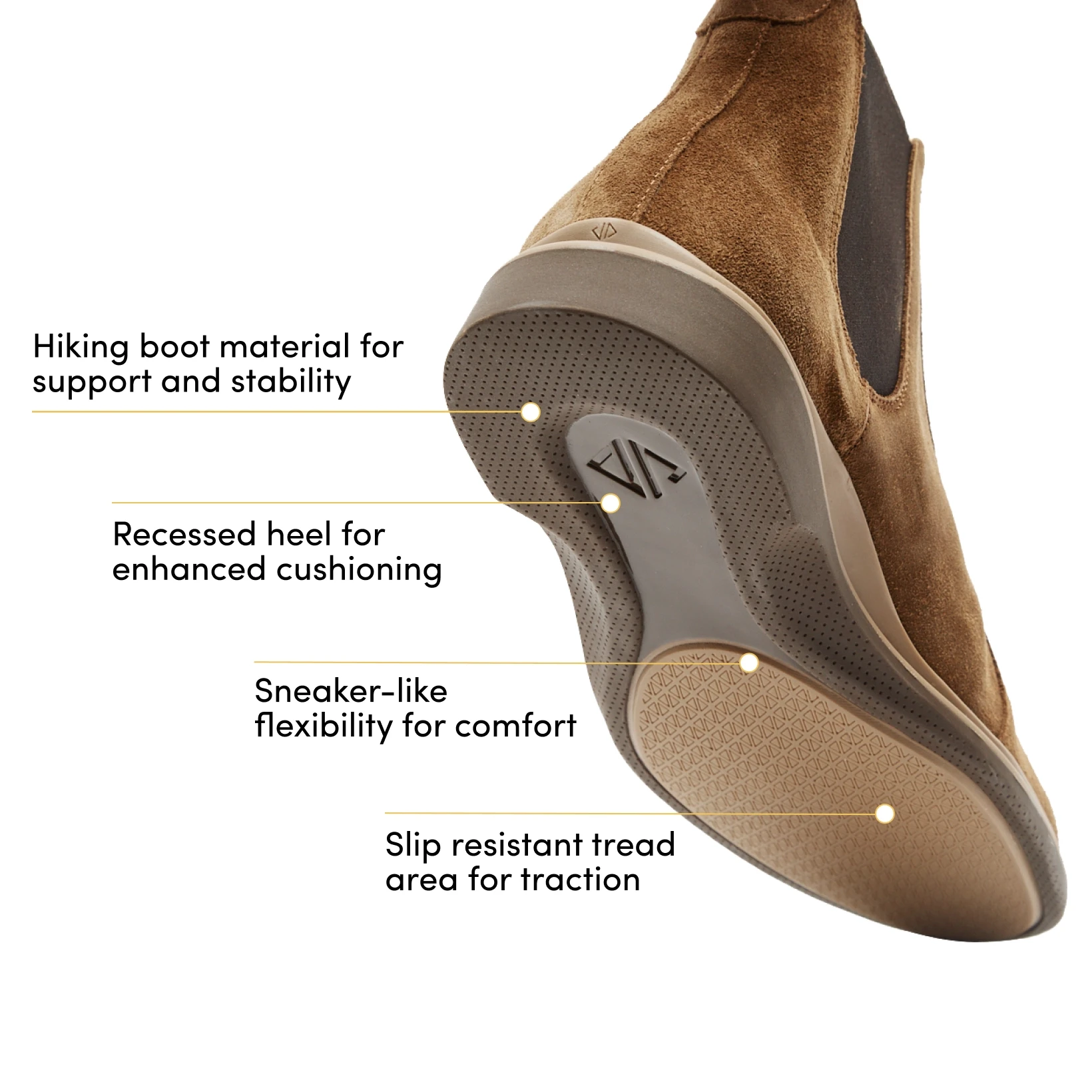 Walking chelsea boots sales