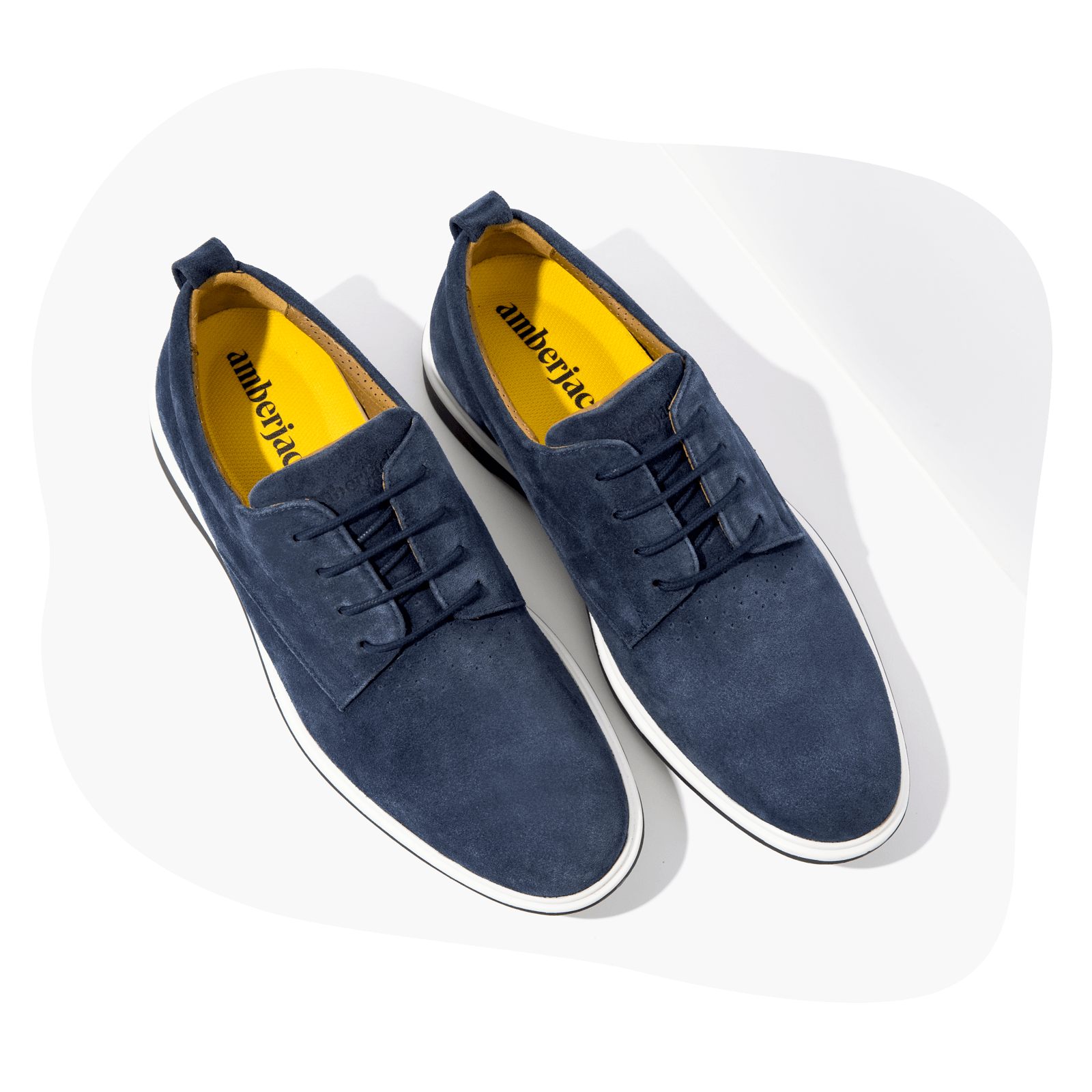 Blue 2025 suede slippers